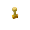 Carimbo manual base de madeira com cabo 07x15mm