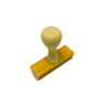 Carimbo manual base de madeira com cabo 10x60mm
