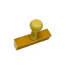 Carimbo manual base de madeira com cabo 10x70mm