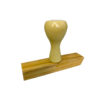 Carimbo manual base de madeira com cabo 10x80mm