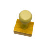 Carimbo manual base de madeira com cabo 30x40mm