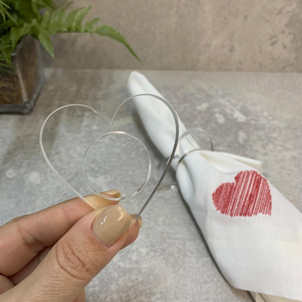 Porta guardanapos coração - Imagem 3