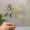 Topo de bolo bodas de ouro - Image 4