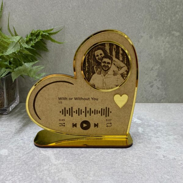 Display coração com foto personalizado - Imagem 6