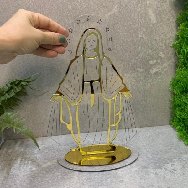 Nossa Senhora das Graças 30cm em acrílico - Imagem 4