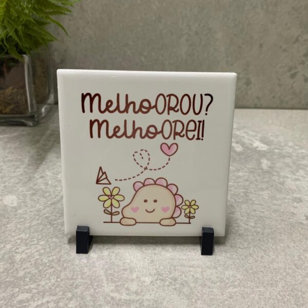 Azulejo de cerâmica "MELHOROU"