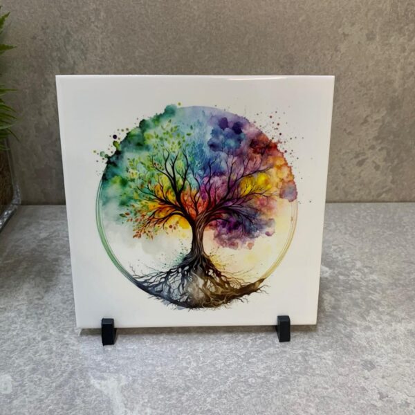 Azulejo de cerâmica  "ÁRVORE DA VIDA"