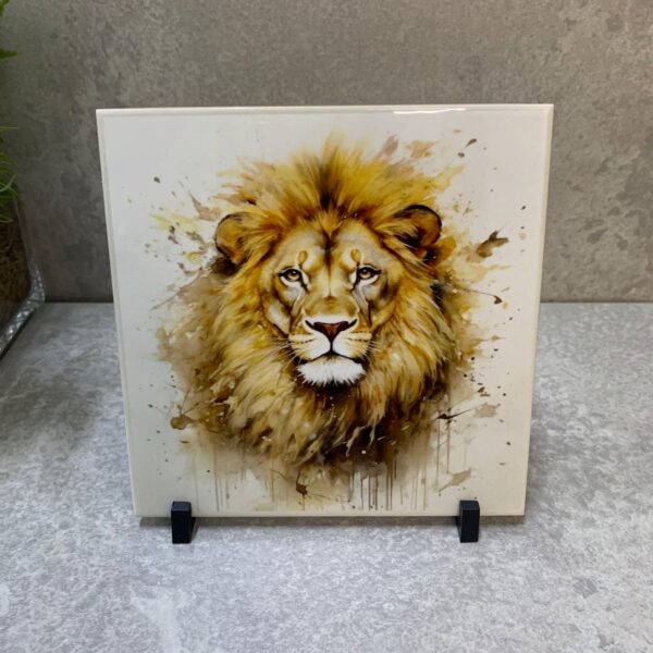 Azulejo de cerâmica "LEãO"