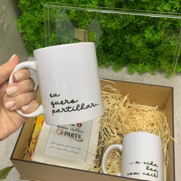 Caixa kit namorados "eu quero partilhar" - Imagem 2
