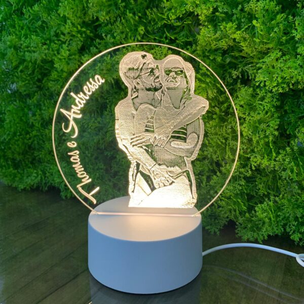 Luminária led personalizada