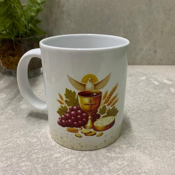 Caneca em cerâmica "Eucaristia"