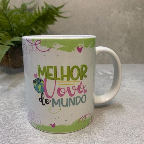 Caneca em cerâmica "Melhor Vovó do mundo"