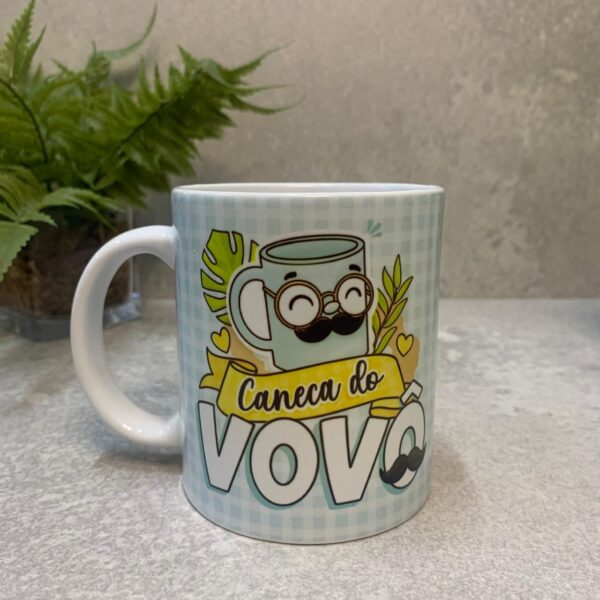 Caneca em cerâmica "Caneca do Vovô"
