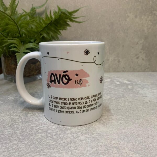 Caneca em cerâmica "Avó é..."