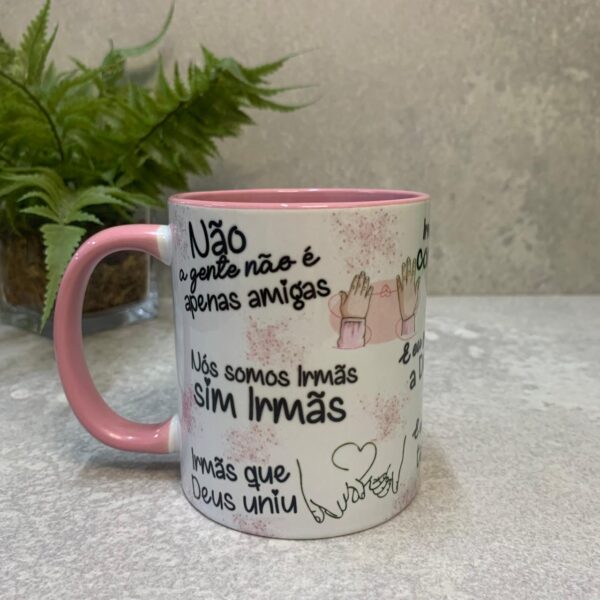 Caneca em cerâmica "Amigas"
